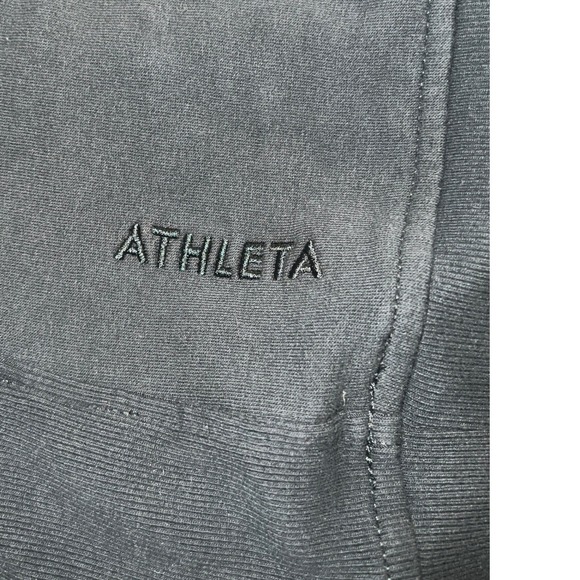 Athleta Coaster Luxe Quarter Zip Sweatshirt Lot of 3 Black Green Brown Medium - Picture 10 of 12